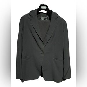 Giorgio Armani - Made in Italy - Black Wool Skirt Suit Size 46IT/10US/L